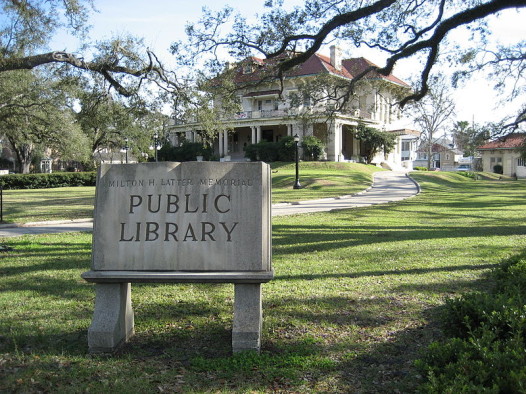 The Milton H. Latter Memorial Branch Library, located at 5120 St. Charles Avenue.