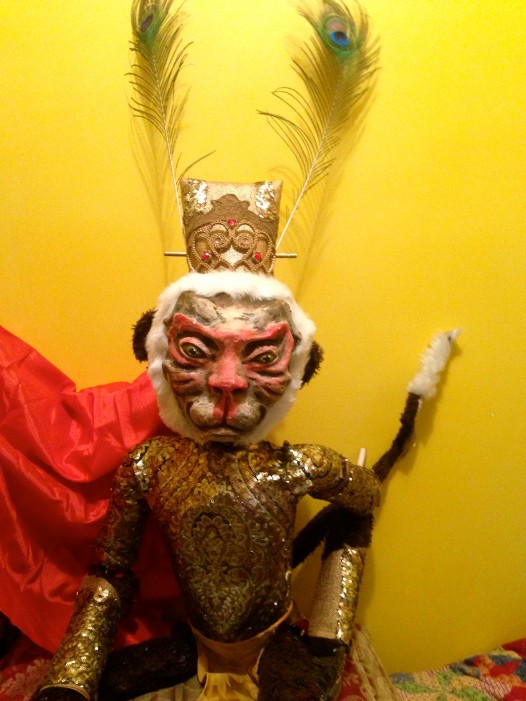 The Monkey King stars in Mulark Puppeteer's show at the Giant Puppet Festival this weekend.