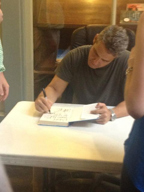 Andy Cohen signs books in New Orleans.