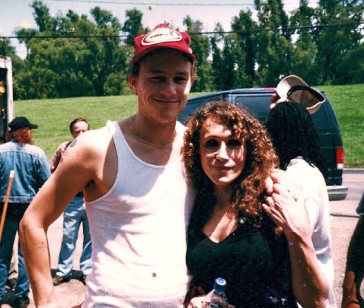 On set with Heath Ledger in “Monster’s Ball” photo courtesy of Tommy Hughes