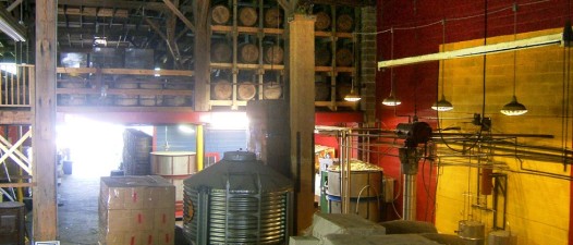 Inside the Old New Orleans Rum distillery.
