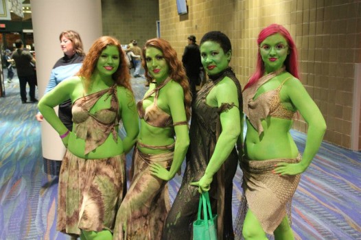 Wizard World Comic Con convention goers from last year. 