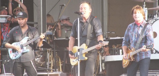 Bruce Springsteen, John Fogerty, and Tom Morello