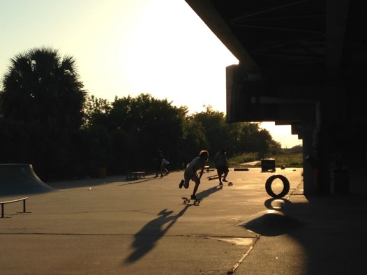 The "Sunny Side" area of Parisite Skate Park is currently in use, but awaits a re-design. credit: Laine Kaplan-Levenson