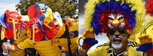 The New York Daily News has gathered 50 photos of the craziest World Cup fans. (Photos: New York Daily News)