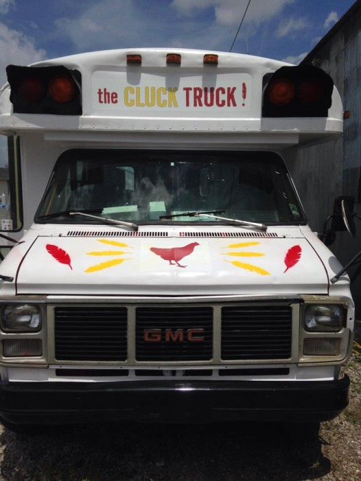 The Cluck Truck rolls in what used to be the Guideaux's food truck