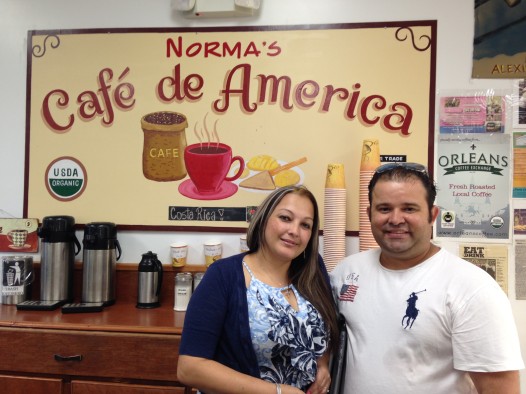 Jose and his wife in Normas
