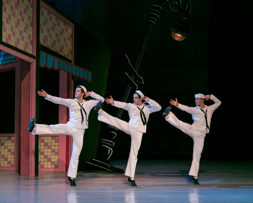 A highlight from NOBA's Stars of American Ballet will be the late American choreographer Jerome Robbins’ famous master choreography about the escapades of three footloose sailors on shore leave in Manhattan, Fancy Free (1944), the brilliant precursor to the full-length stage and screen productions of On the Town.