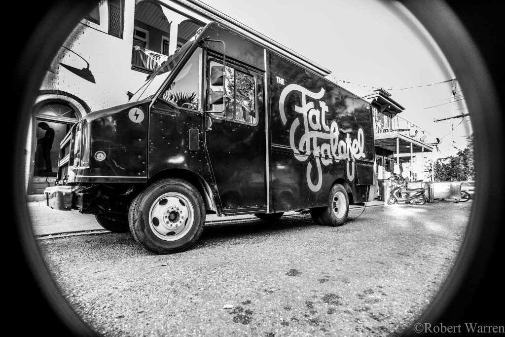 The Fat falafel truck (Photo: Robert Warren)