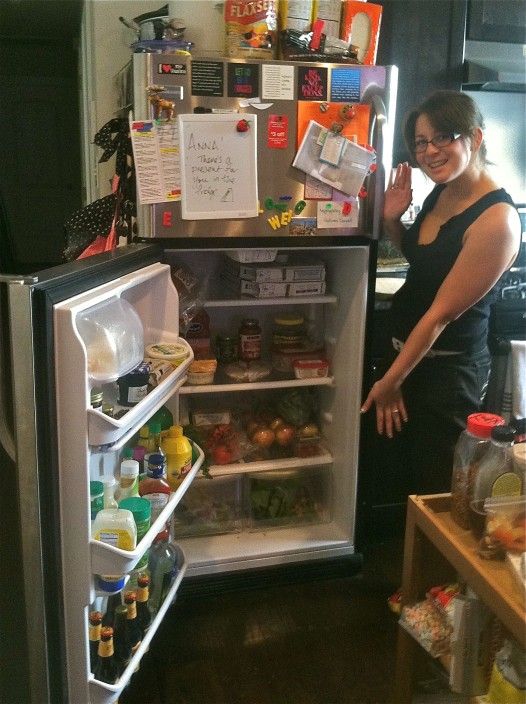 Hollygrove Market communications and community outreach specialist Rie Ma reveals the contents of her home refrigerator. 