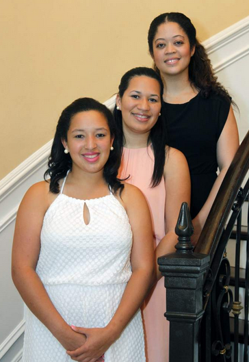 Lauren, Jessica and Brittany Bagneris, Young MenIllinois Club veterans (Photo by A.J. Sisco, The New Orleans Advocate)