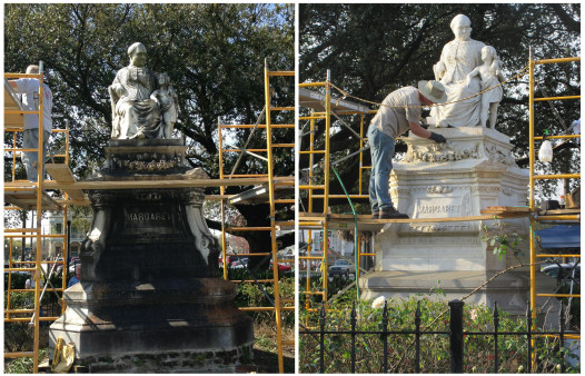 Before & After of Margaret. © Monumental Task Committee 2015.