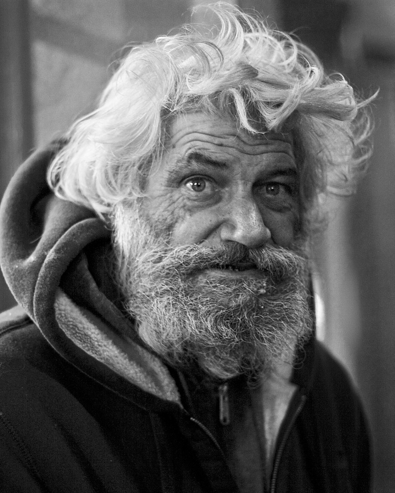 French Quarter, Cafe du Monde, homeless, New Orleans, portrait, Jason Kruppa photographer