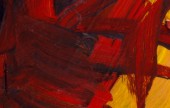Kenneth A. McAshan, "Red Yellow #5," photo courtesy UPtown Pop UP Art Gallery.