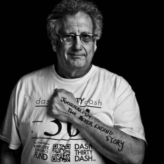 Eliot Kamenitz, newly unemployed (Photo courtesy Robert X. Fogarty, Dear World project)