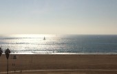 A view of the Pacific Ocean from my walk.