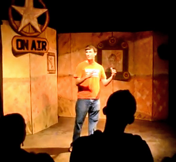 Poetry slam artist Justin Lamb