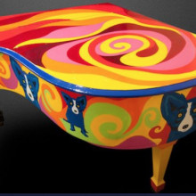 Blue Dog piano