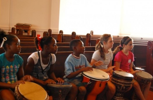 The World's Fair Camp was inspired by an exhibit at NOMA.