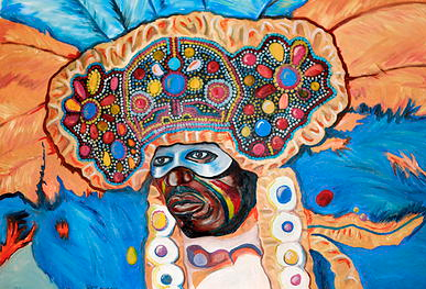 Duane Spencer: At center court with his art