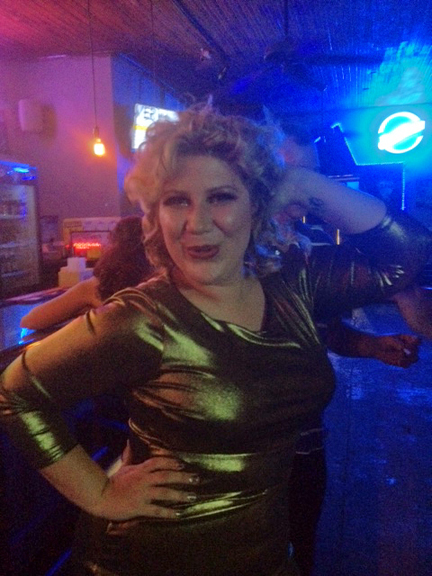 A star is born ... on karaoke night.