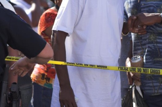 a crime scene in New Orleans