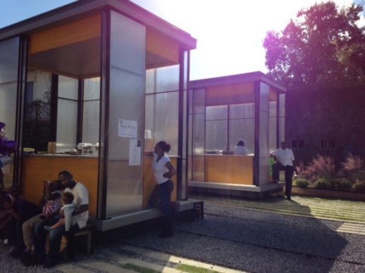 Pods housing the business make up the Market on LaSalle