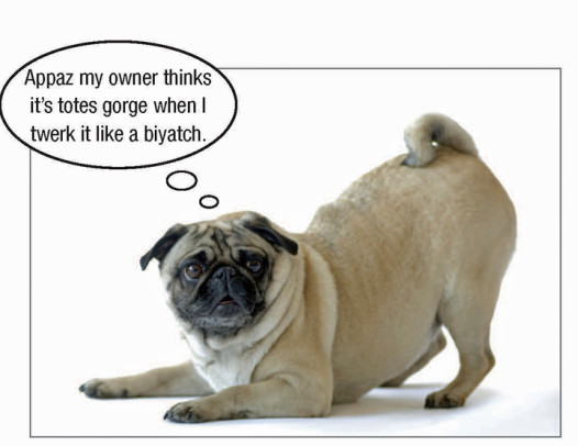 If dogs could tweet, from 'Totes Ridictionary'