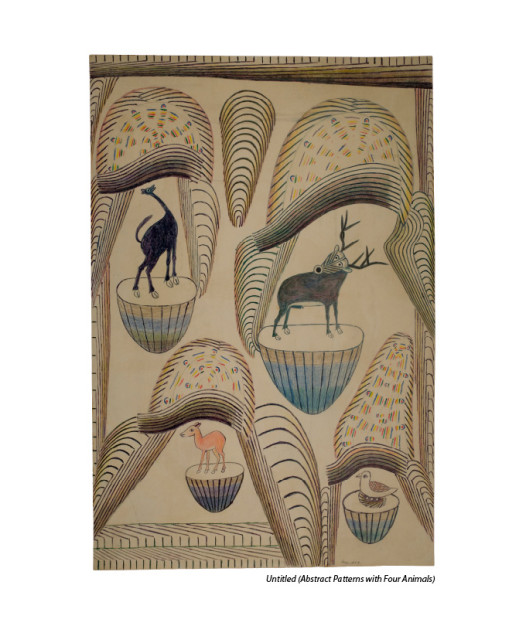 Untitled work by Martin Ramirez