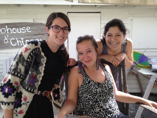 graNOLA artists (from left): Maddie Futrell, Emily Swietilk and Rocky Rudov