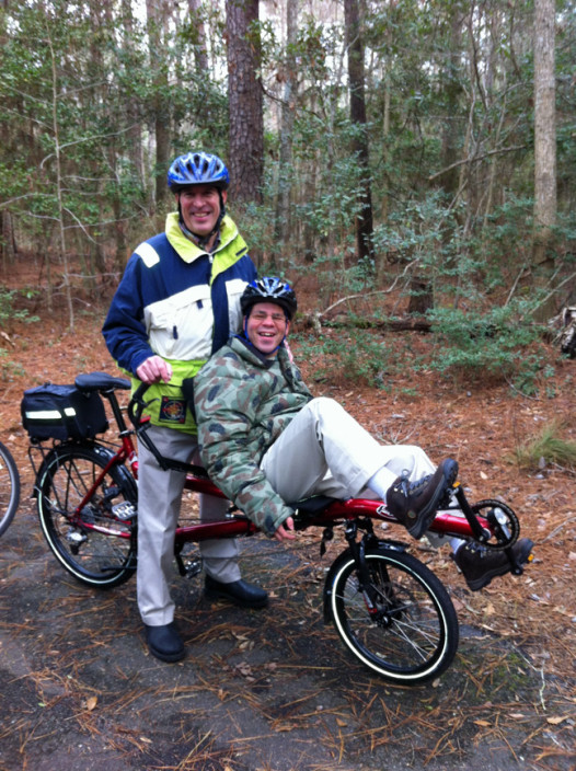  A forest ride on the Pino bike.