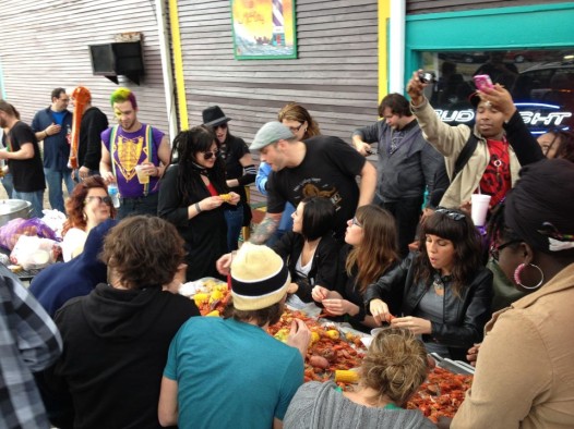 Feast on crawfish at the Scorseses Endymion Crawfish Boil.