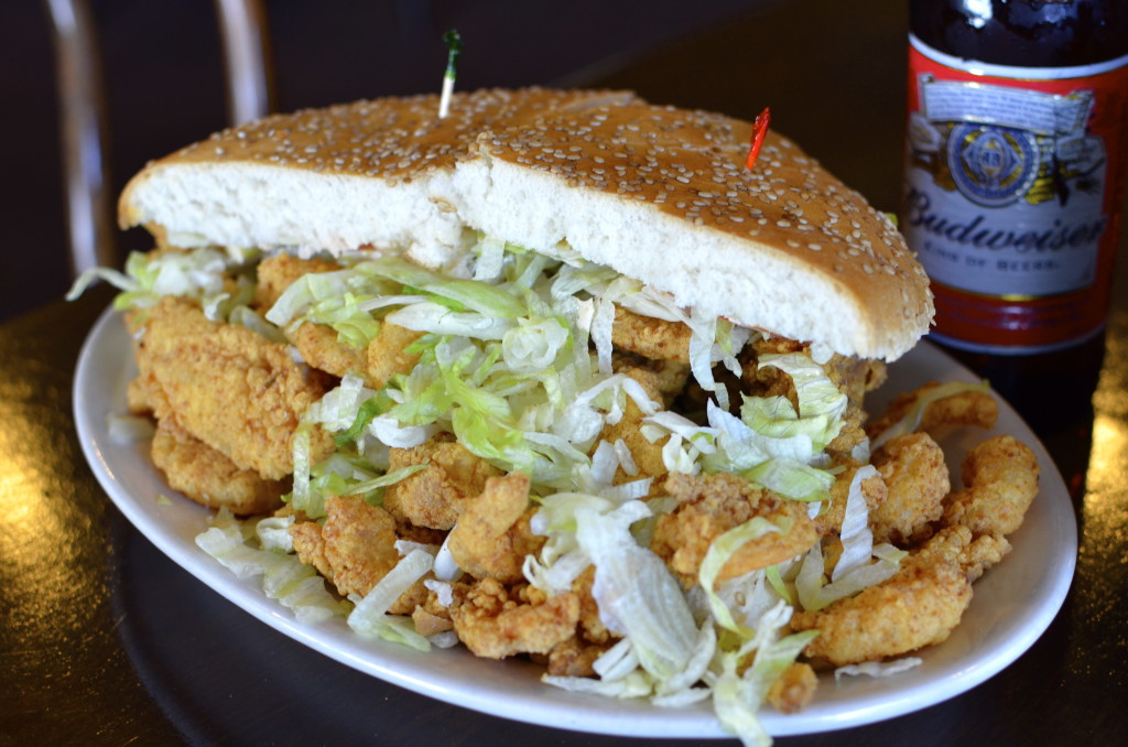 The seafood muffaletta at Parran's on Veteran's Blvd. in Metairie.