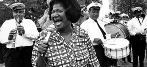 Mahalia Jacfson at the 1970 Jazz Fest