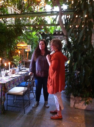 Bethany with Moveable Feast Producer, Mimi Adams