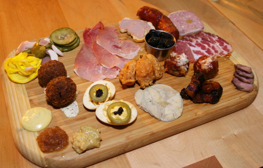The Cajun-inflected charcuterie board at Toups' Meatery.