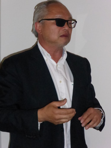 Conceptual artist Mel Chin talked to the inaugural meeting of Young Fellows at NOMA. Photo: courtesy of Linda Friedman