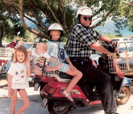 Chief with three of his granddaughters