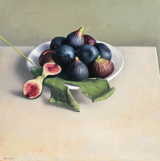 Still Life with Dark Figs