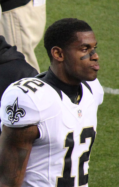 Marques Colston: NFL player, art patron (Photo: Jeffrey Beall, wikicommons)
