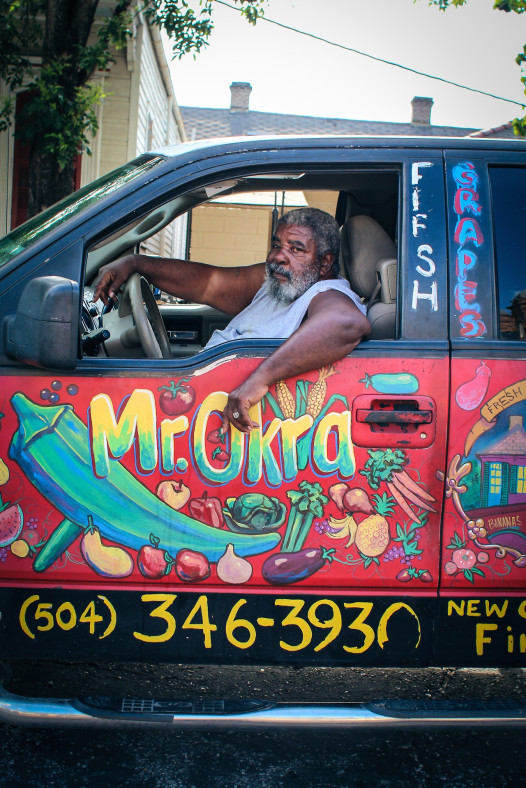 Mr. Okra (Photo: Claire Bangser)
