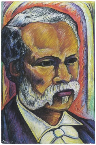 "Dr. Louis Charles Roudanez-Free-Man-of-Color," one of Torres' works that will be on display at the Sesquicentennial Celebration at Le Musee. 