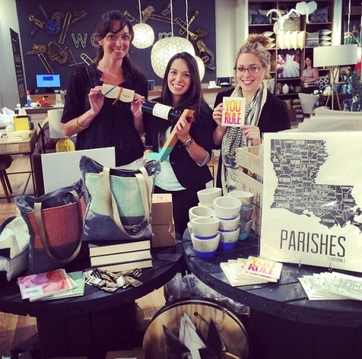 The new West Elm store on Magazine Street will offer products from local artisans. 
