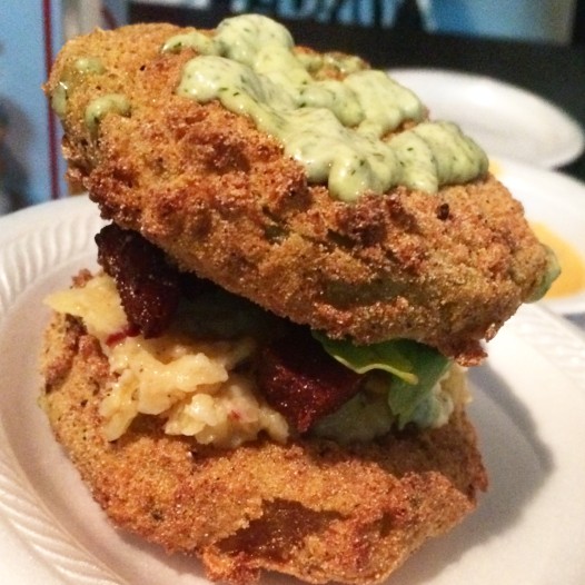 We've Got Soul's fried green tomato slider