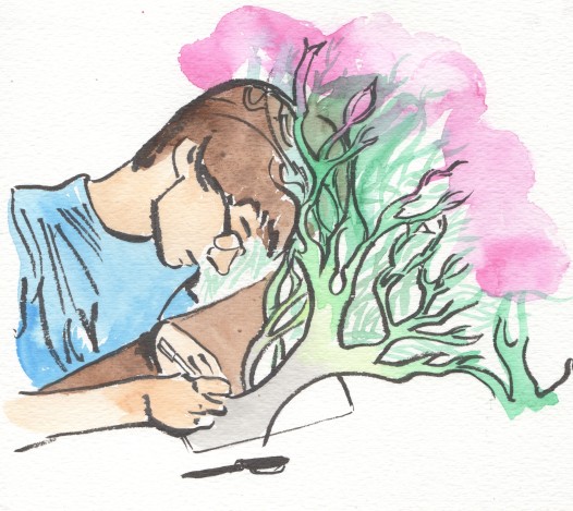 Ben Drawing. Sophie Johnson