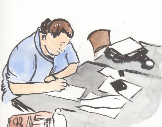Caesar Meadows drawing. Sophie Johnson