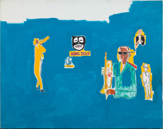 Works by Jean-Michel Basquiat are among P3 exhibitions curated by Sirmins (photo: Gasull Fotografia)