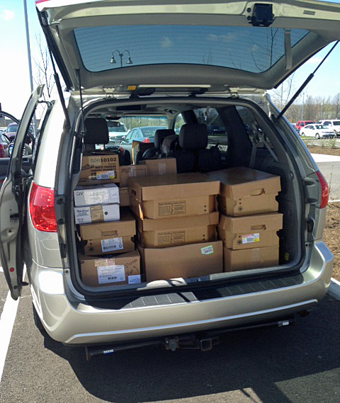 Food runs are designed to take no longer than a trip to the local grocery store.