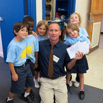 Young Audience school leader Folwell Dunbar teaches core subjects using the arts.