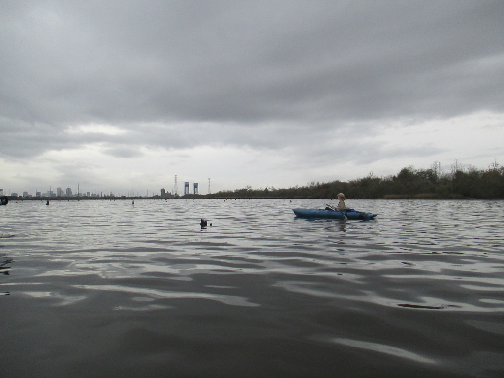 Kayak a short distance from Canal Street